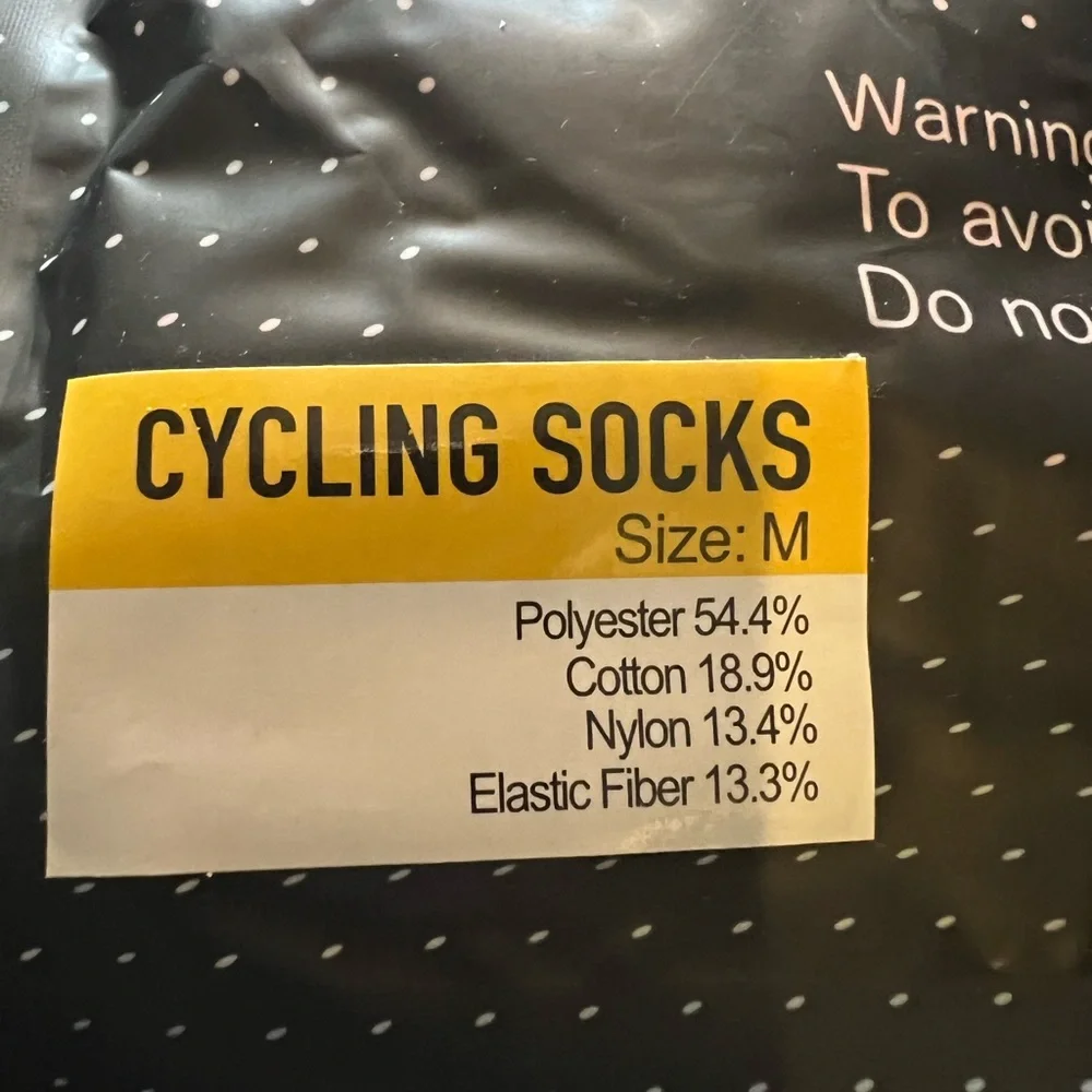 Wander cycling, socks, 2 three packs size medium.